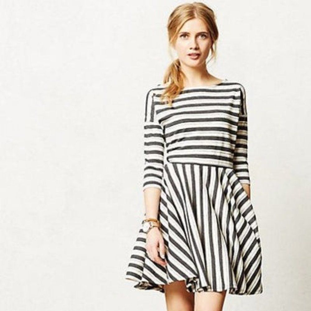 Anthropologie | Striped Midday Dress by Puella  | Size S